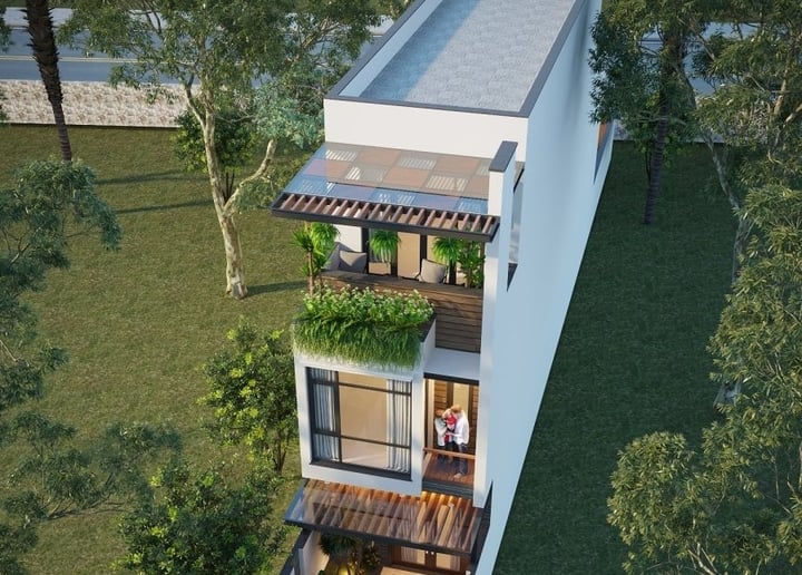 xay nha 4 tang 80m2 het bao nhieu tien