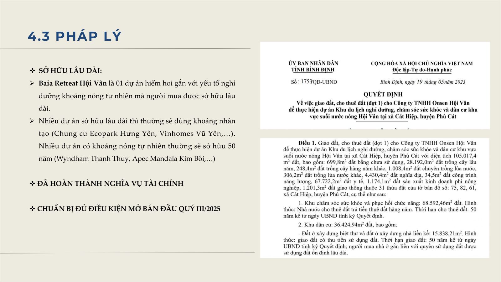 baia retreat hội vân