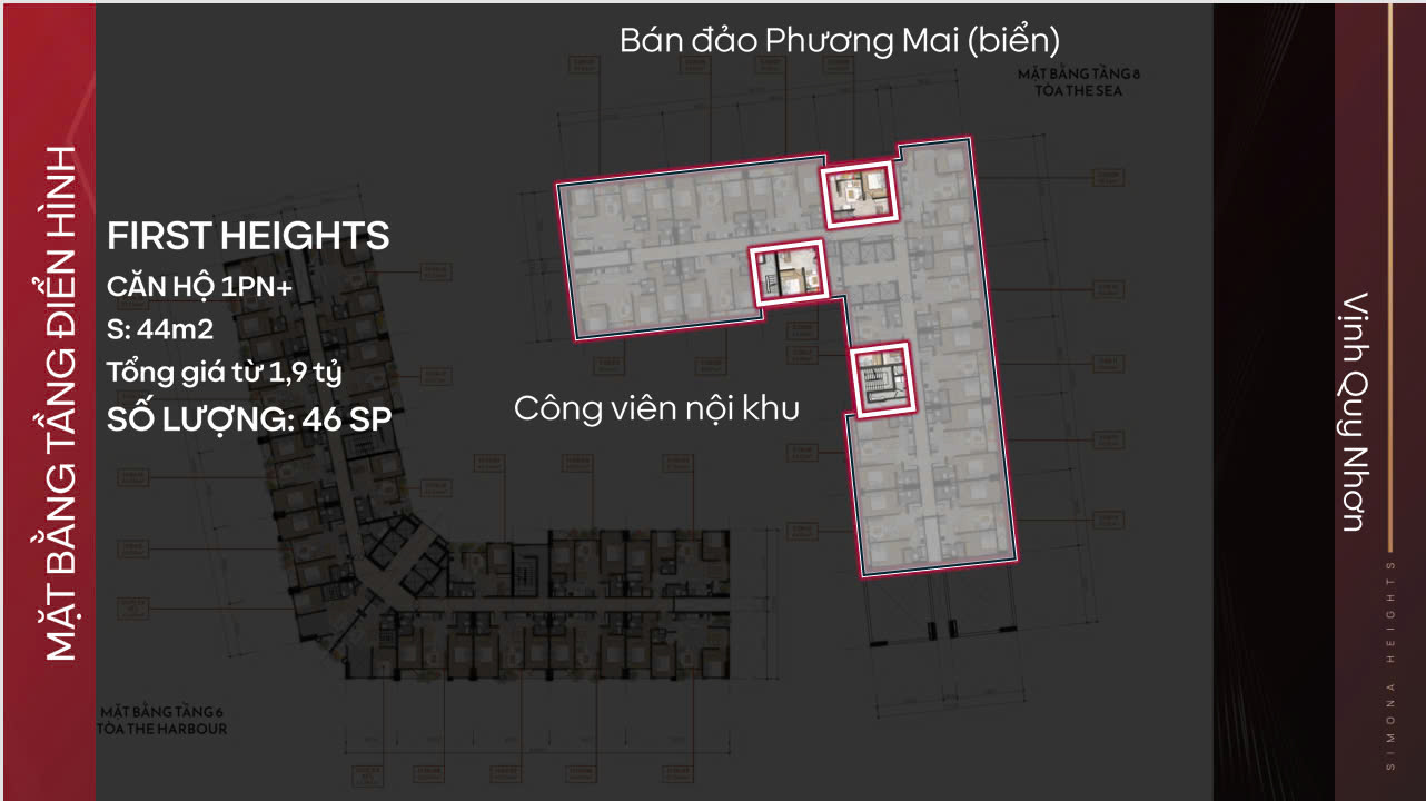 MẶT BẰNG TÒA SEA SIMONA HEIGHTS