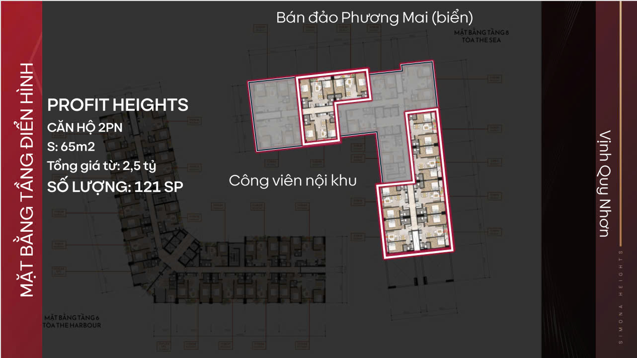 MẶT BẰNG TÒA SEA SIMONA HEIGHTS