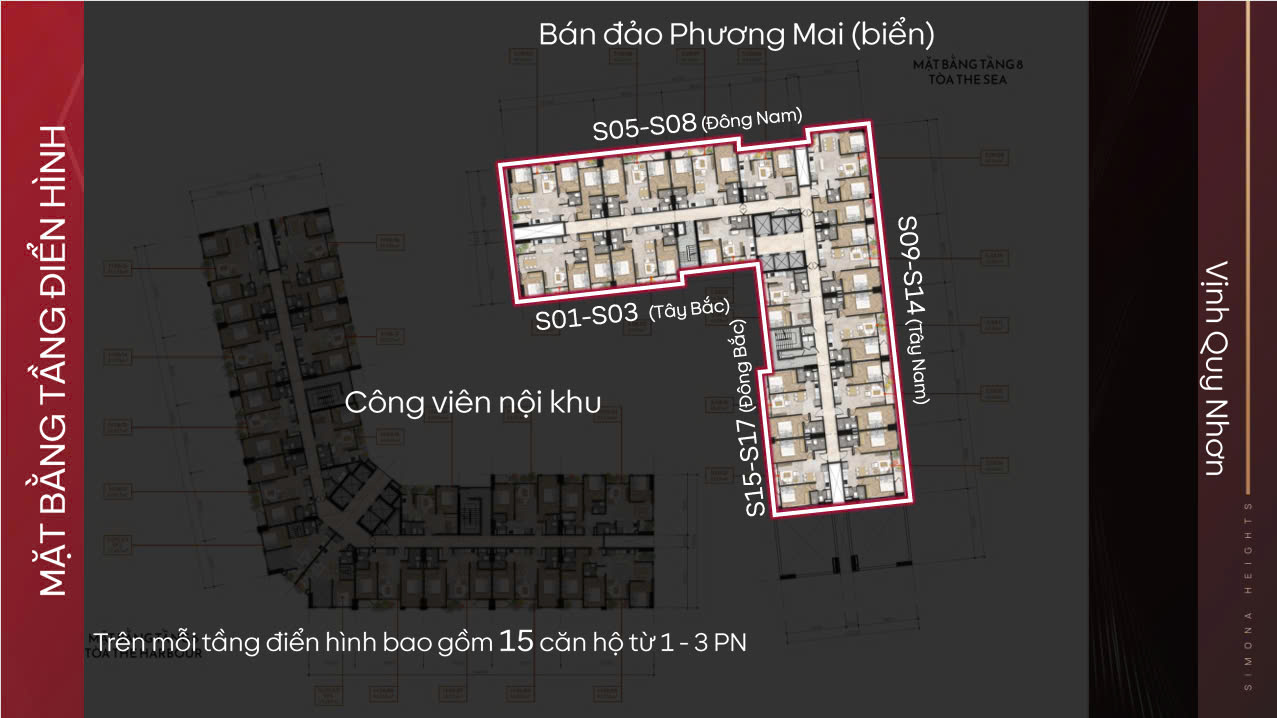 MẶT BẰNG TÒA SEA SIMONA HEIGHTS