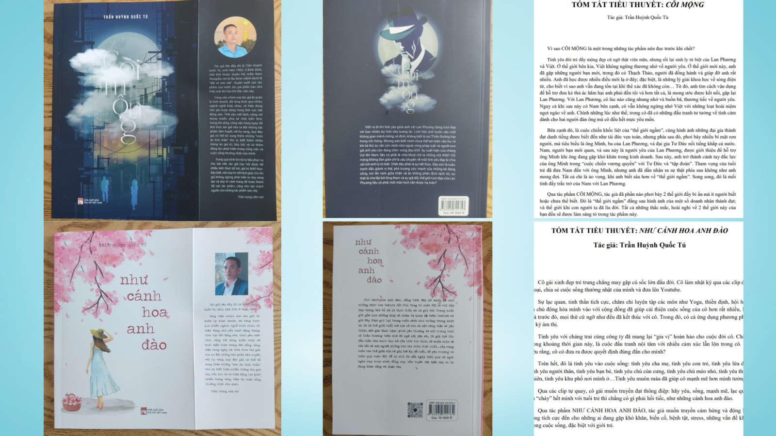 Ra mắt 2 tác phẩm: CÕI MỘNG và NHƯ CÁNH HOA ANH ĐÀO ra mat 2 tac pham coi mong va nhu canh hoa anh dao