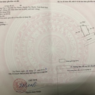 Đất ngay trung tâm Tuy Phước