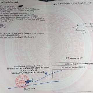 Bán đất Phước Nghĩa, Tuy Phước 