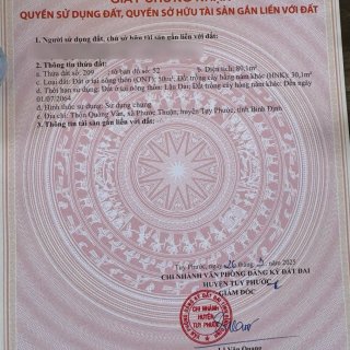 Nhà đất Phước Thuận, lô lớn