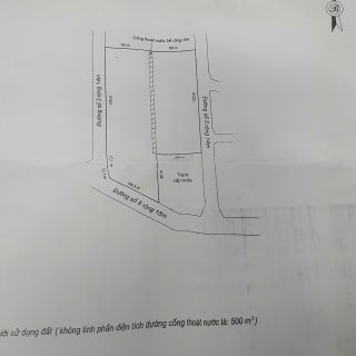 Đất lớn làm phân xưởng, khu dân sinh...